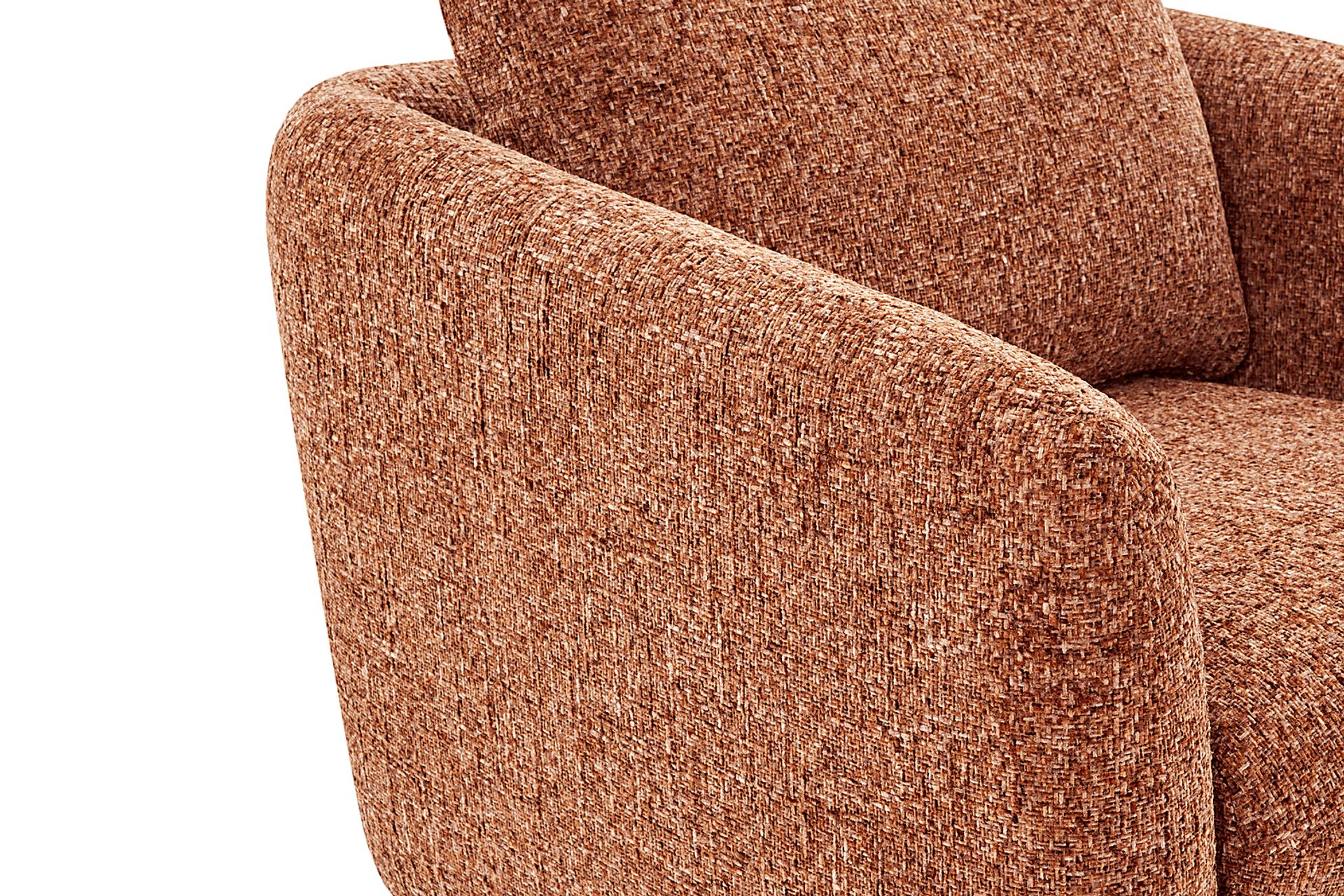 Carmen Orange Swivel Chair - Image 4
