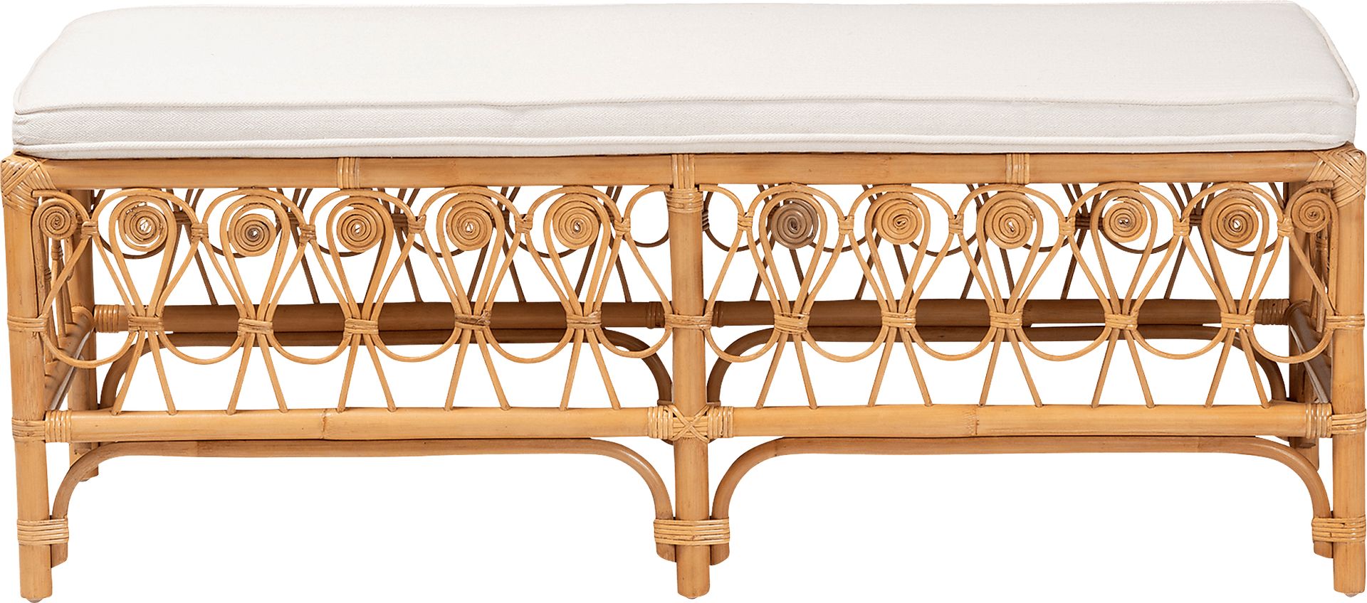 Carmenere Light Brown Accent Bench - Image 3