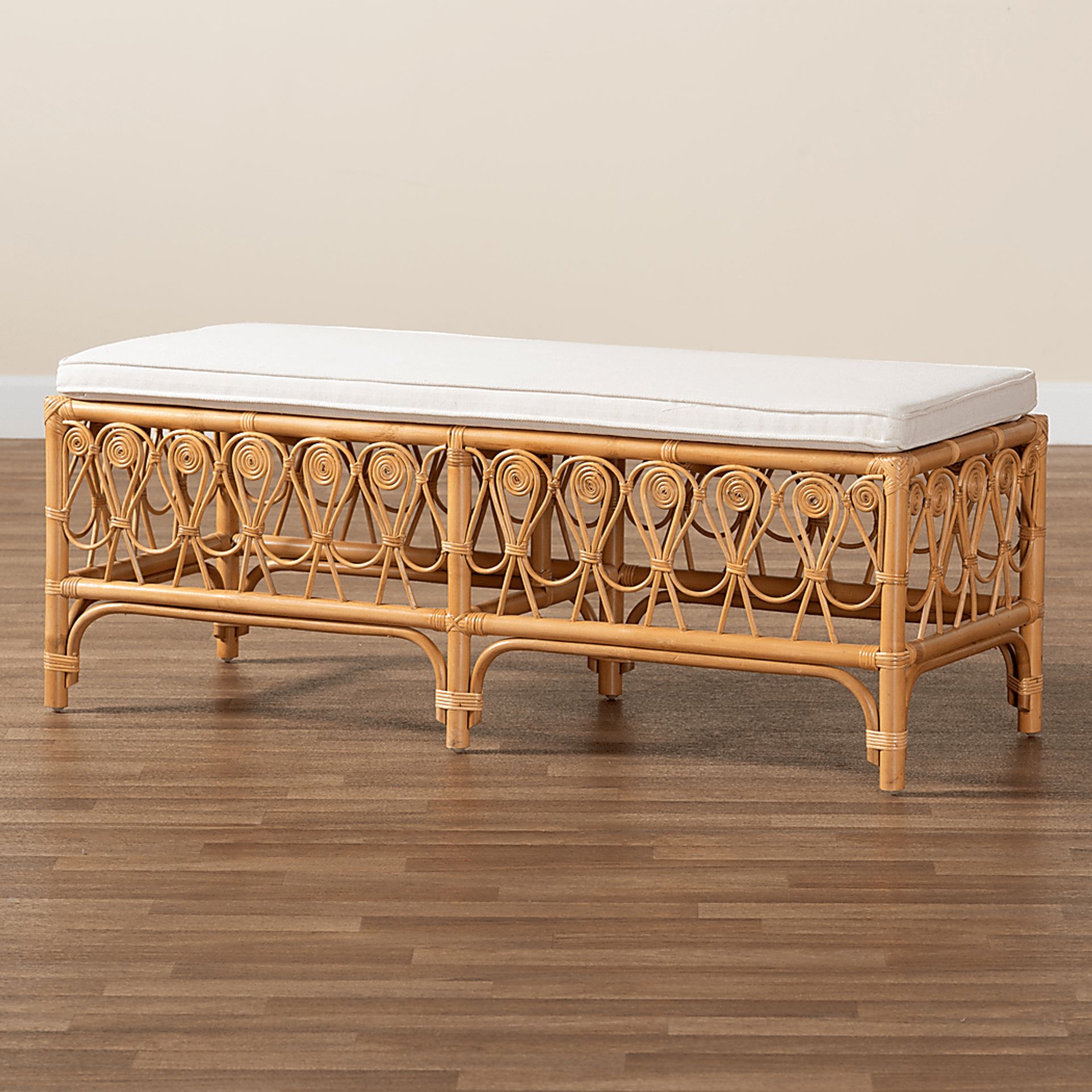 Carmenere Light Brown Accent Bench - Image 6