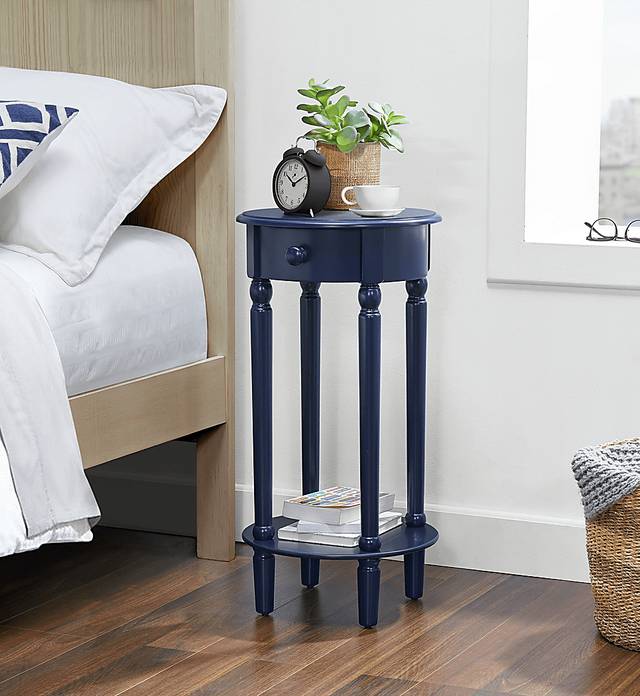 Carmichle Blue Nightstand - Thumbnail - Image 2