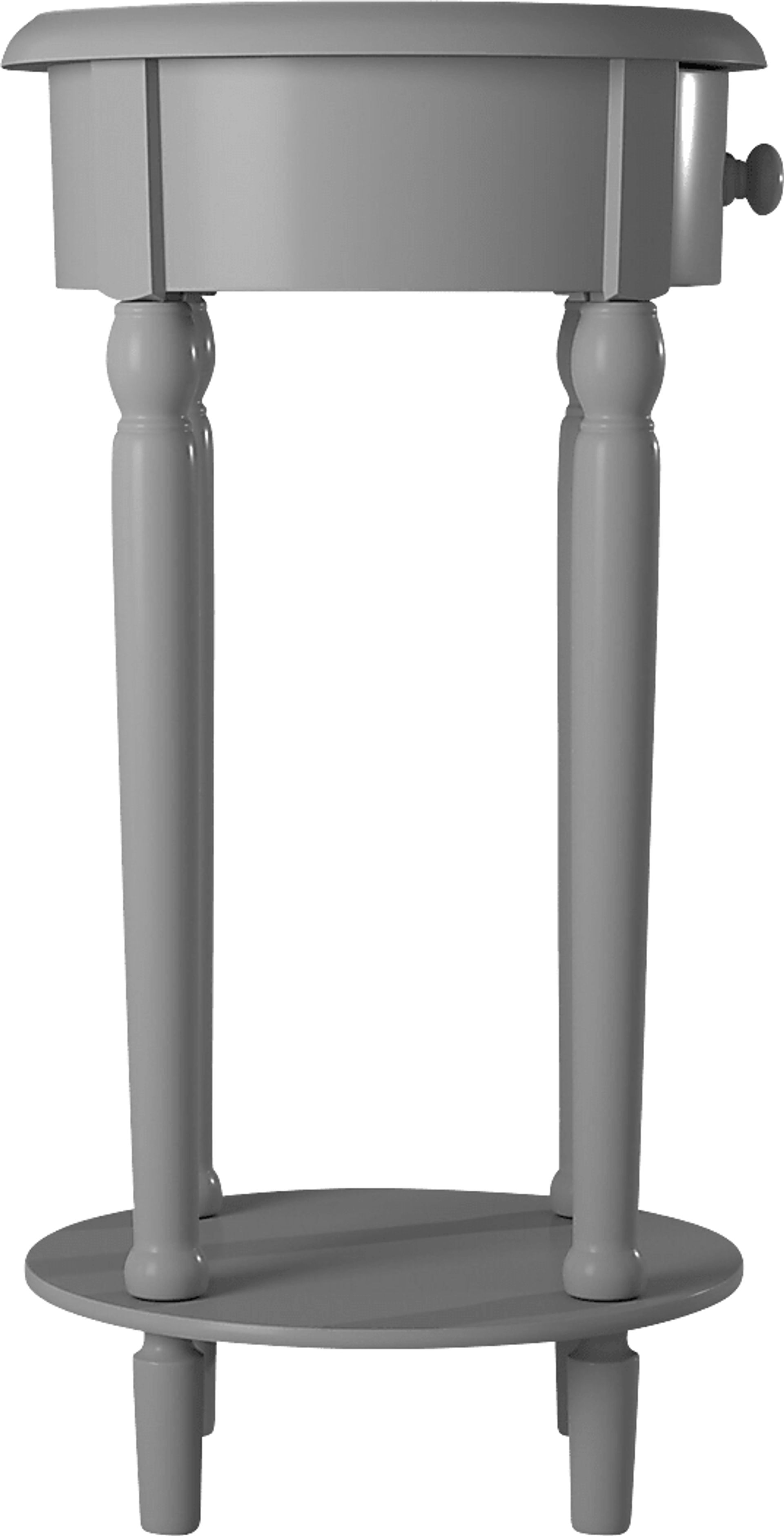 Carmichle Gray Nightstand - Image 3