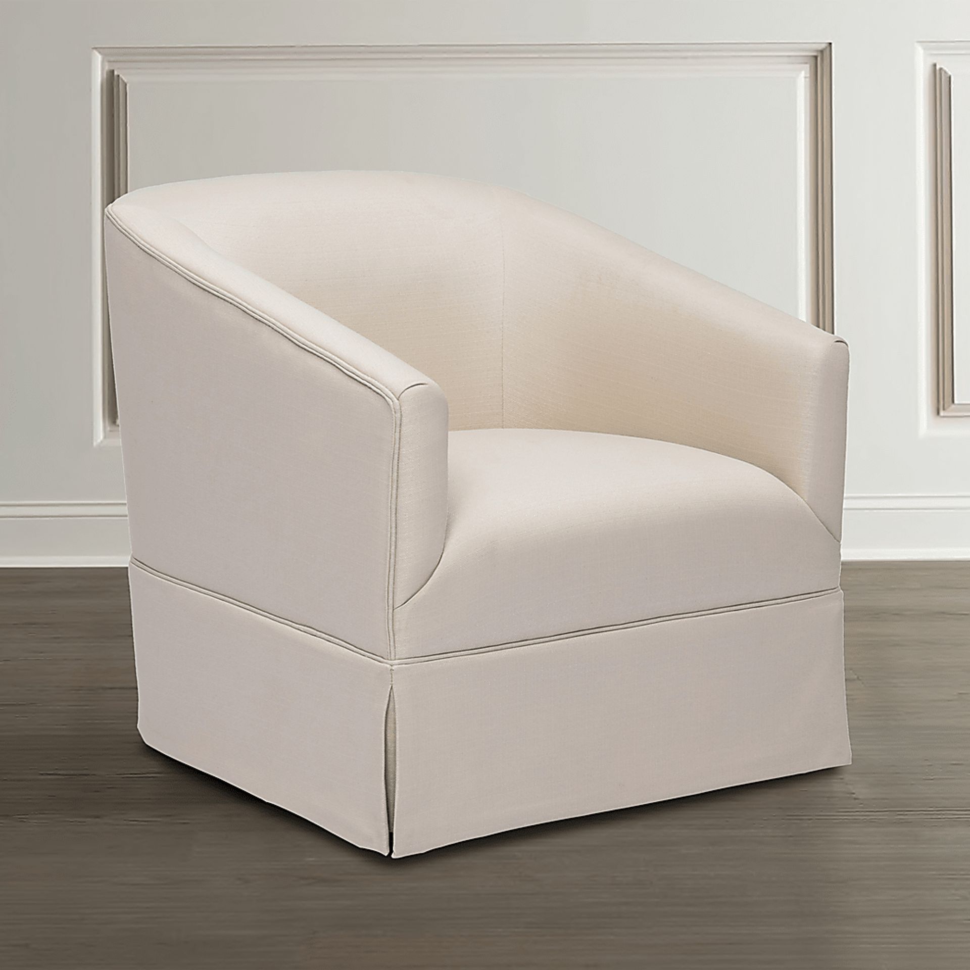 Carmick Beige Swivel Chair - Image 12