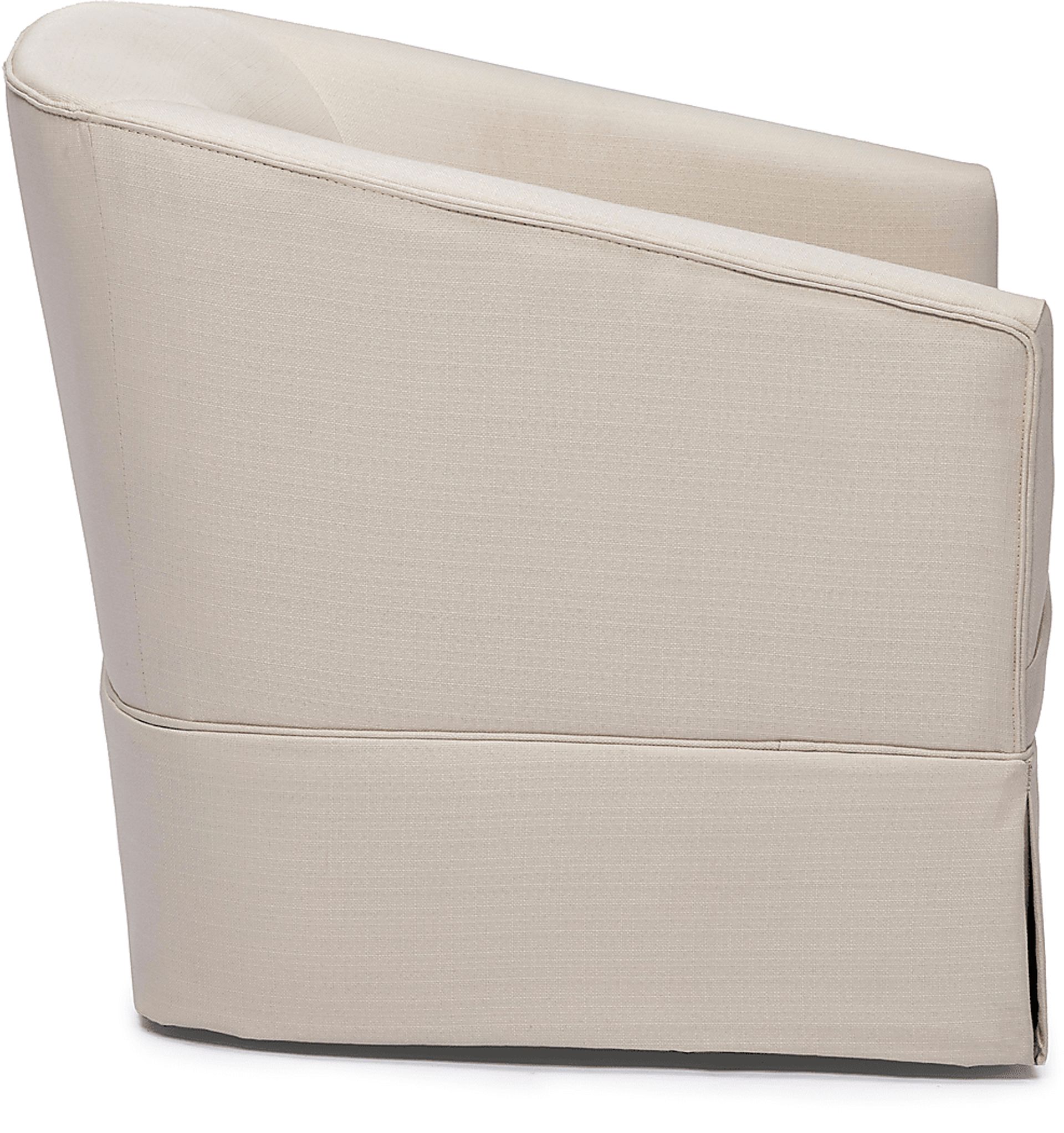 Carmick Beige Swivel Chair - Image 4