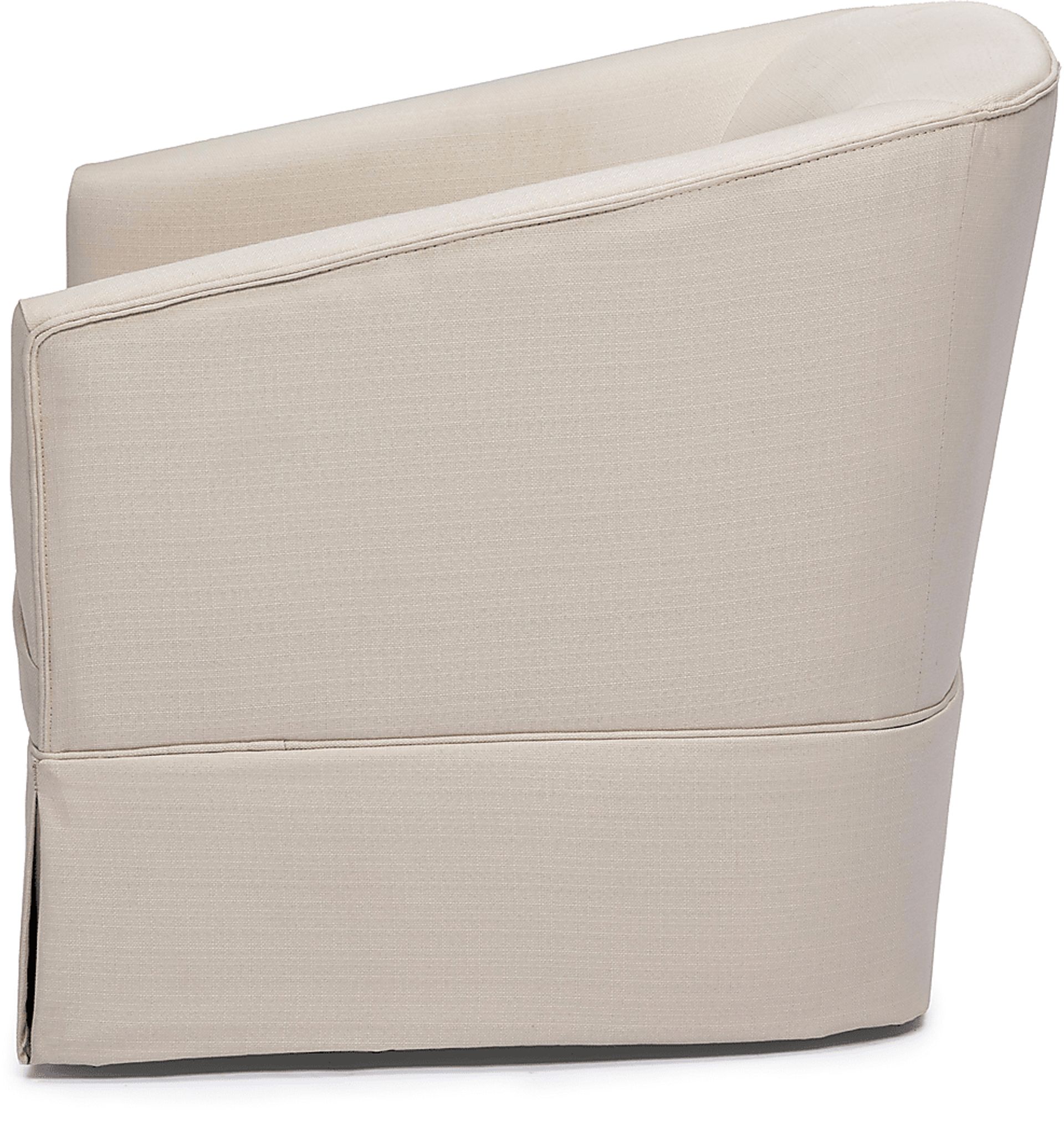 Carmick Beige Swivel Chair - Image 7