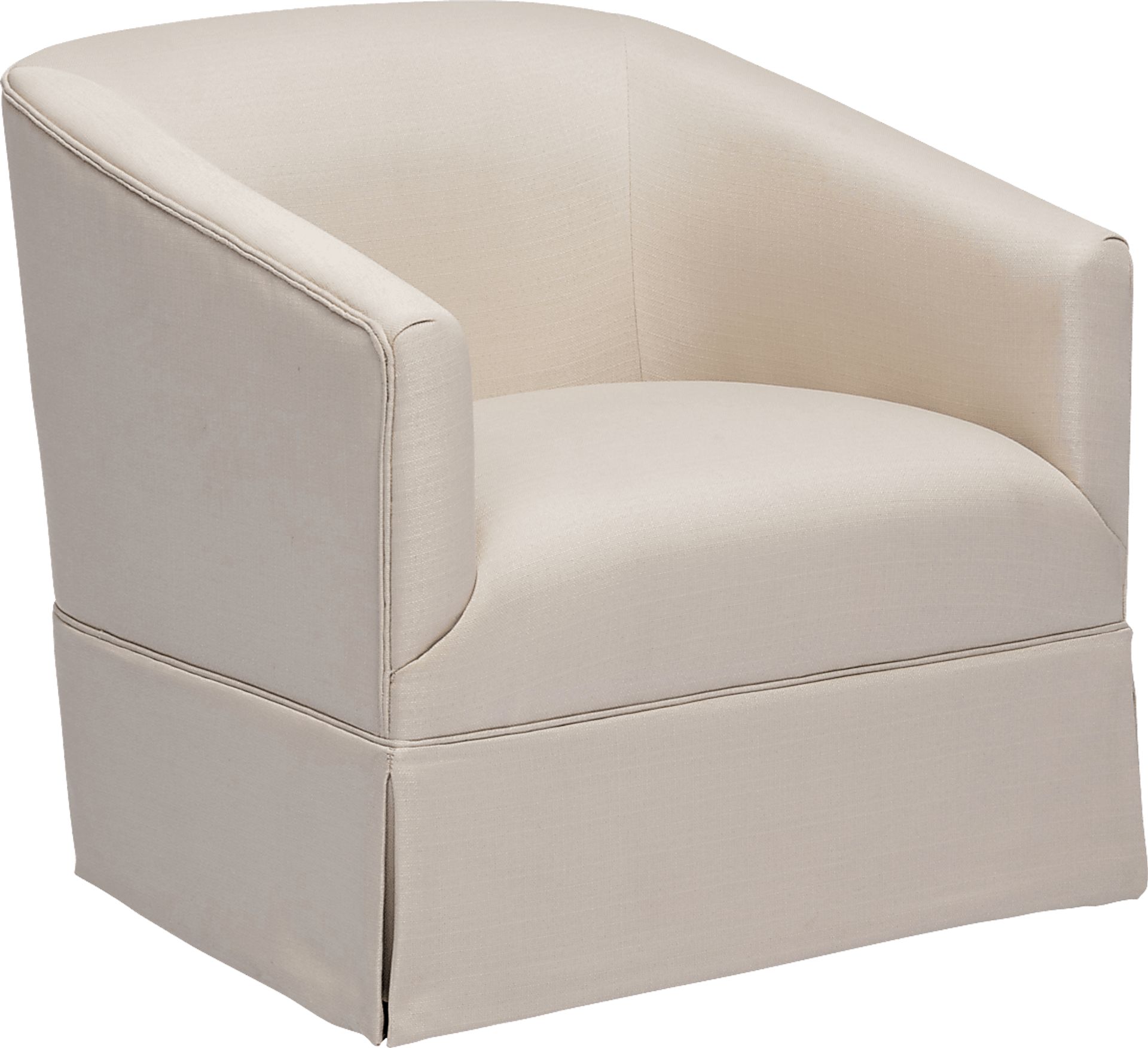 Carmick Beige Swivel Chair - Image 1