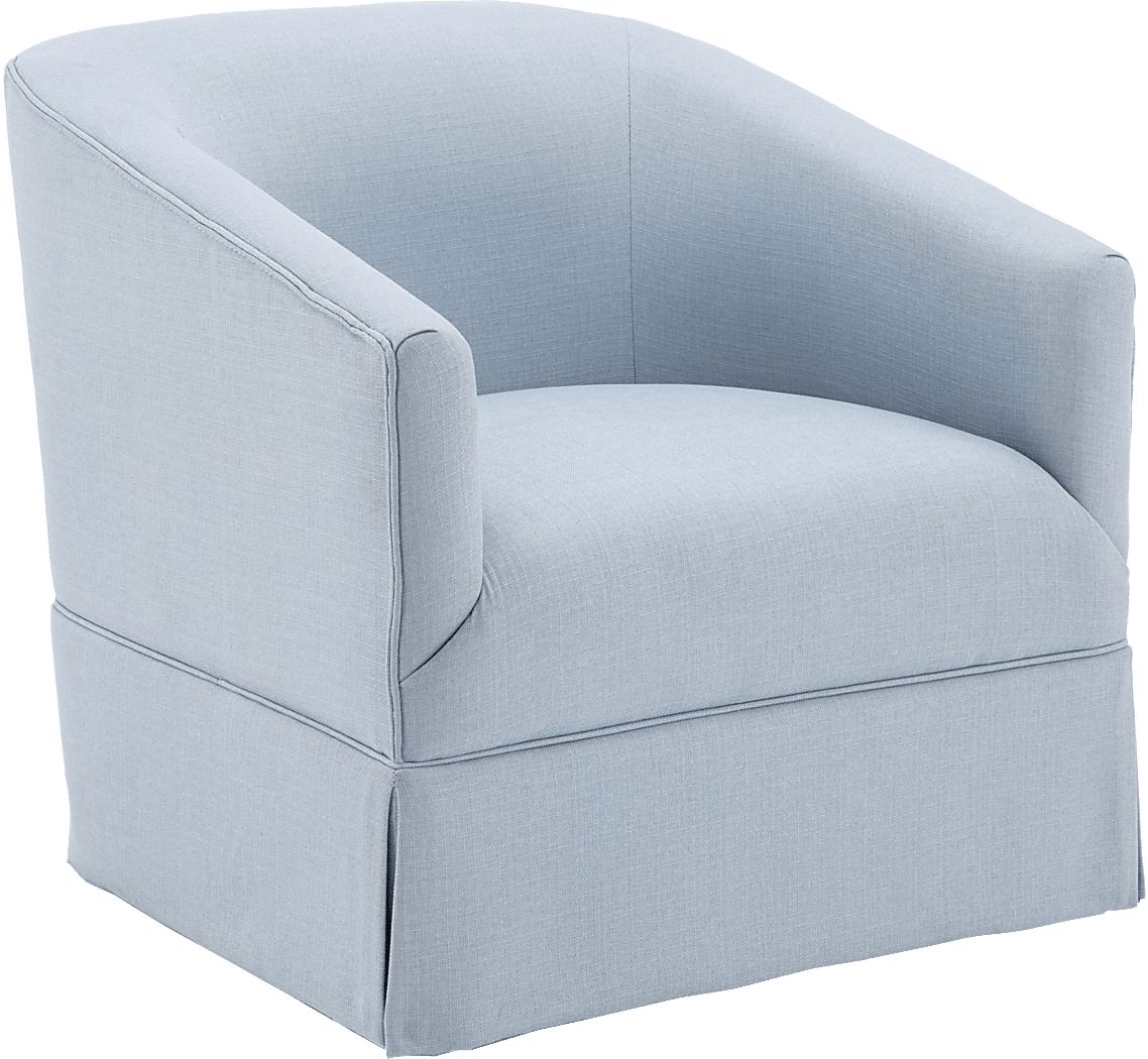 Carmick Blue Swivel Chair Rooms To Go