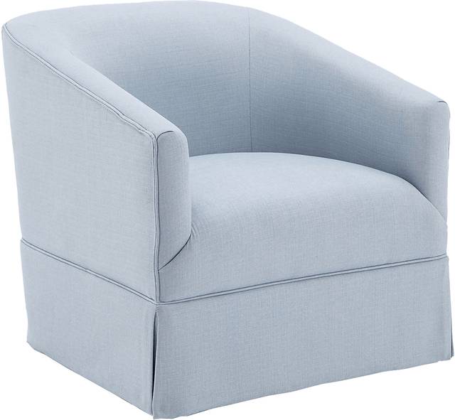 Carmick Blue Swivel Chair - Thumbnail - Image 1