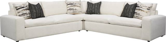 Carnaby Street Ivory 3 Pc Sectional - Thumbnail - Image 1