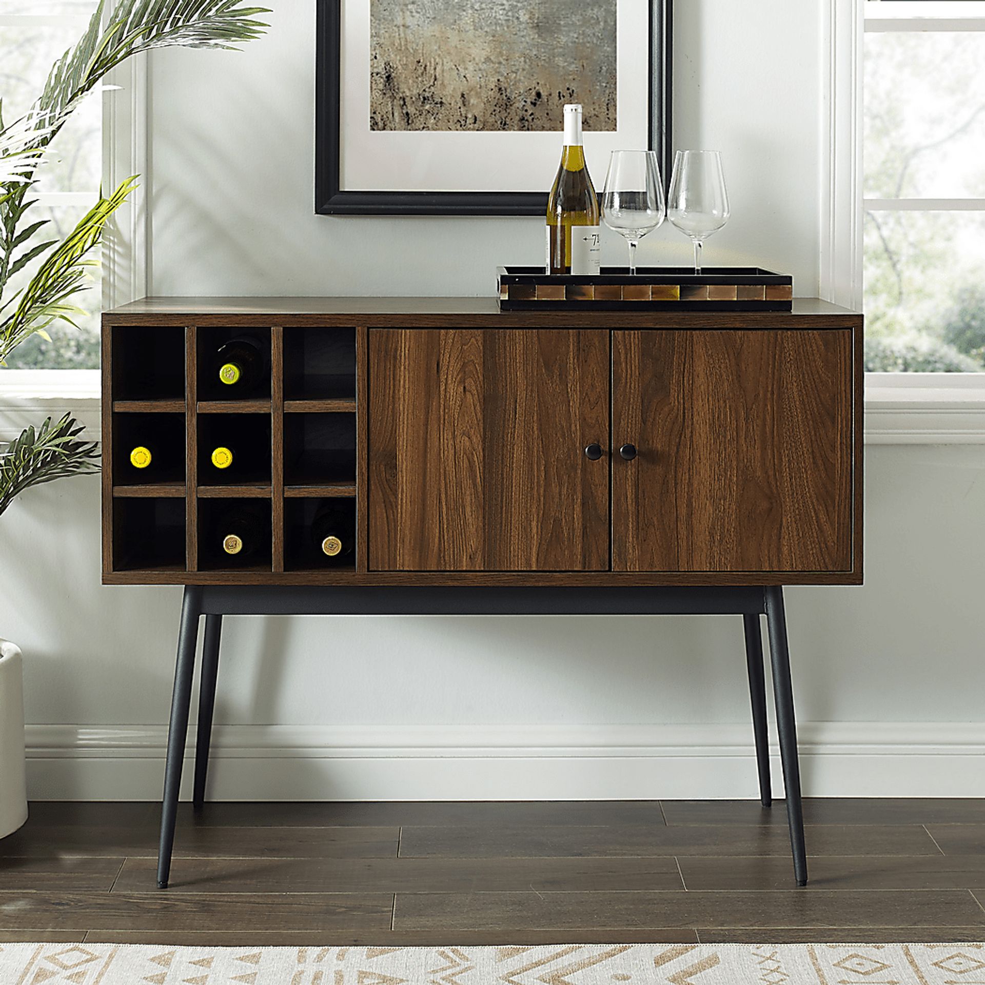 Carnarvon Brown Bar Cabinet - Image 5