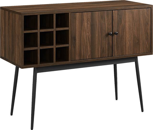 Carnarvon Brown Bar Cabinet - Thumbnail - Image 1