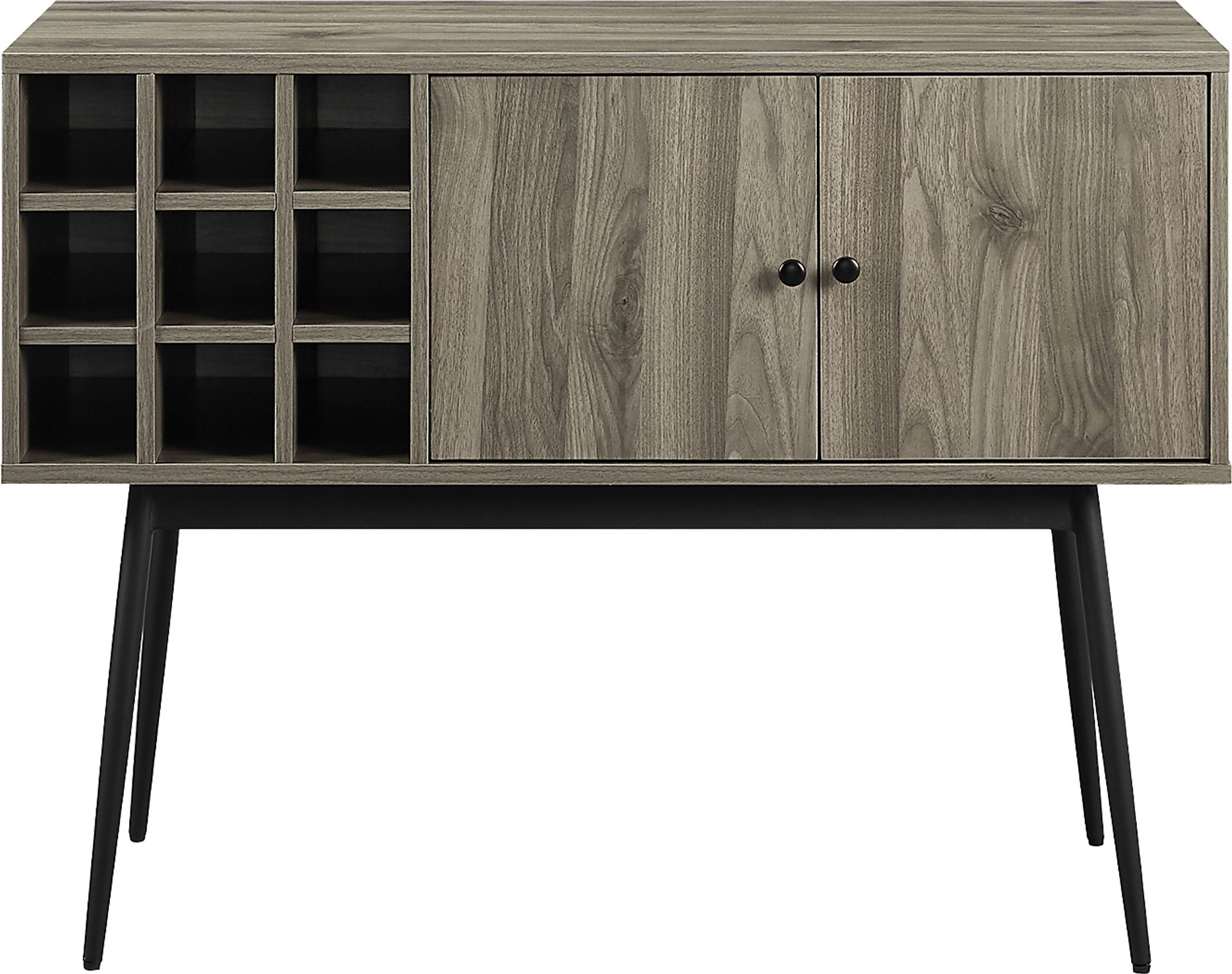 Carnarvon Gray Bar Cabinet - Image 2