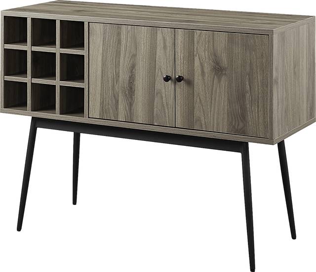 Carnarvon Gray Bar Cabinet - Thumbnail - Image 3