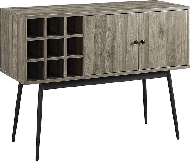 Carnarvon Gray Bar Cabinet - Thumbnail - Image 1