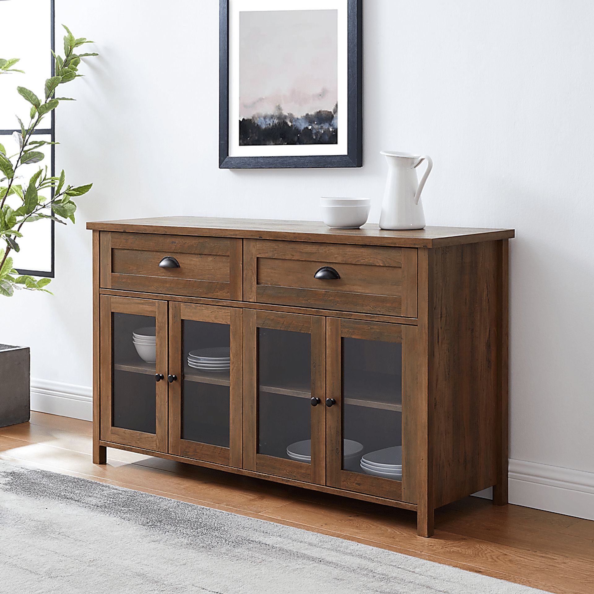 Carnelian Brown 52 in. Console - Image 2