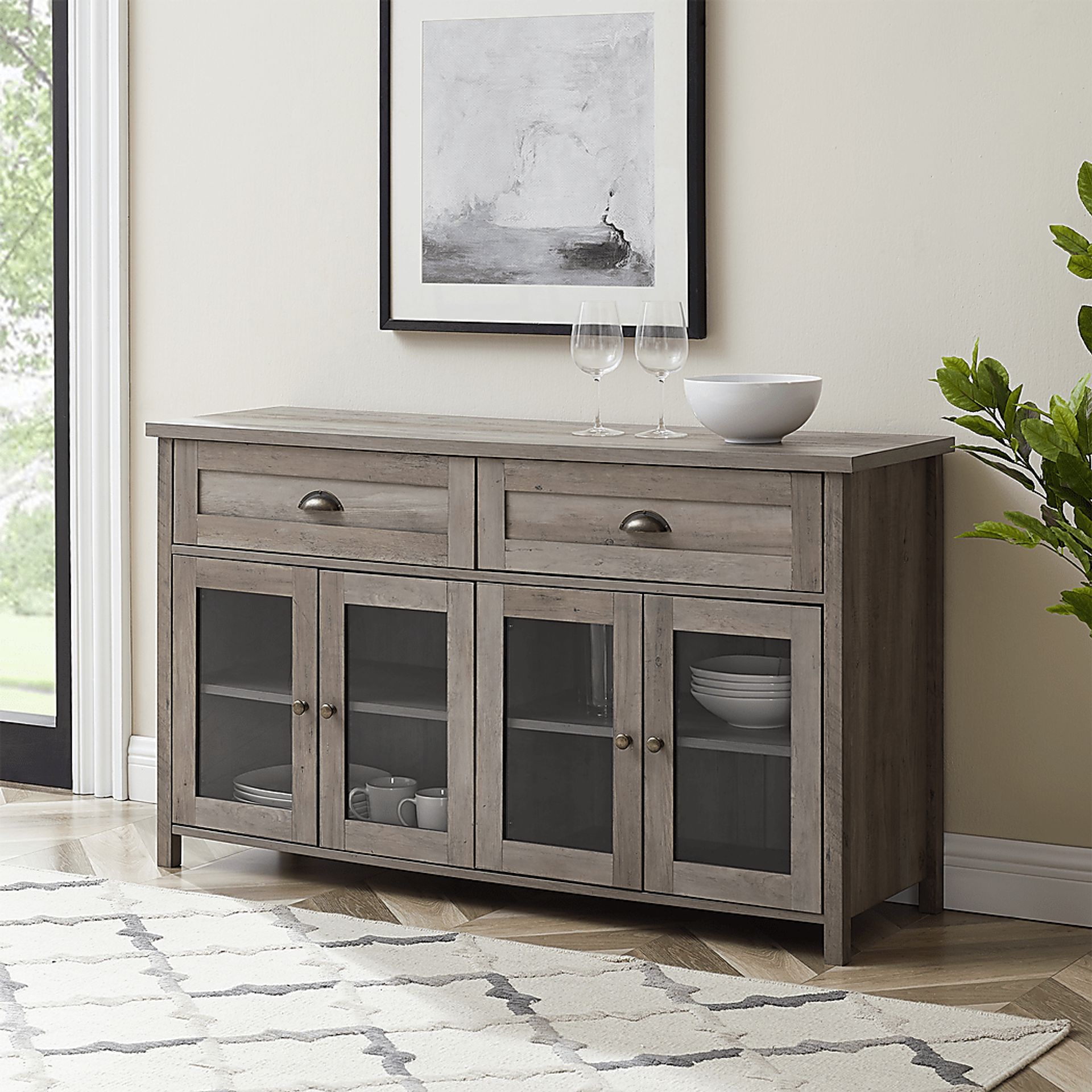 Carnelian Gray 52 in. Console - Image 2
