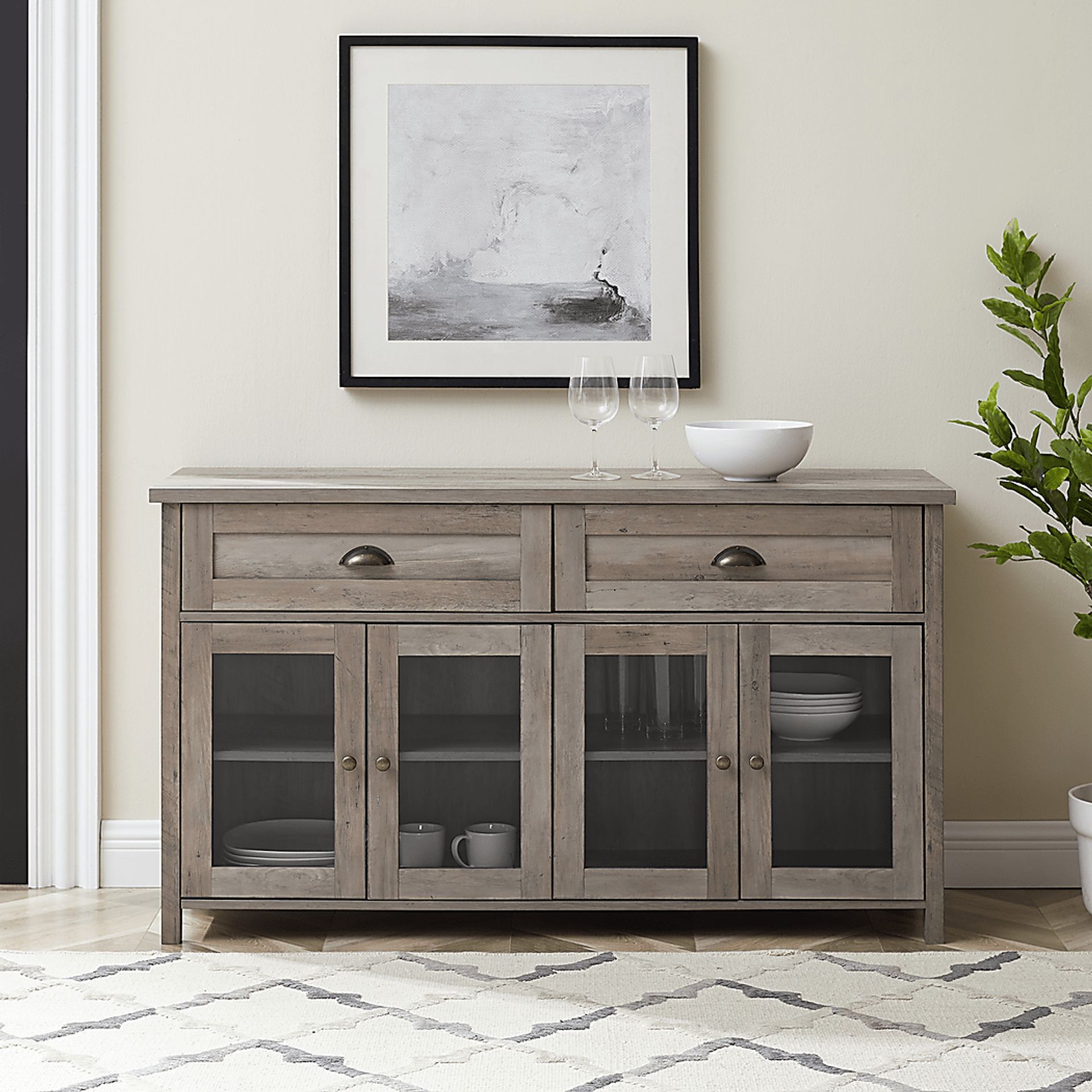 Carnelian Gray 52 in. Console - Image 6