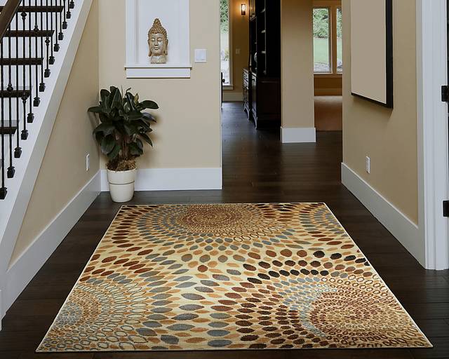 Carnella Orange 5'2 x 7'2 Rug - Thumbnail - Image 2