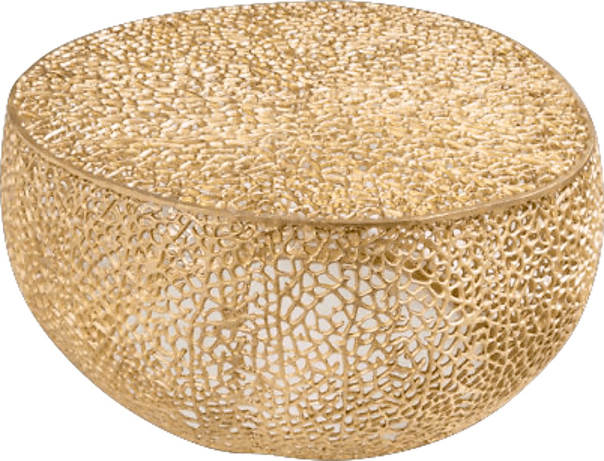 Carnellian Gold Cocktail Table