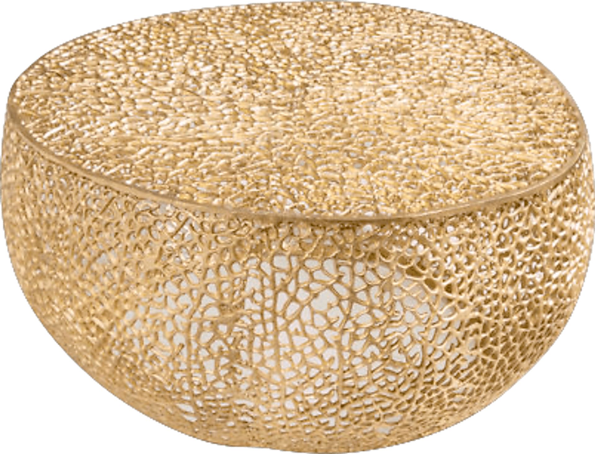 Carnellian Gold Cocktail Table - Image 1