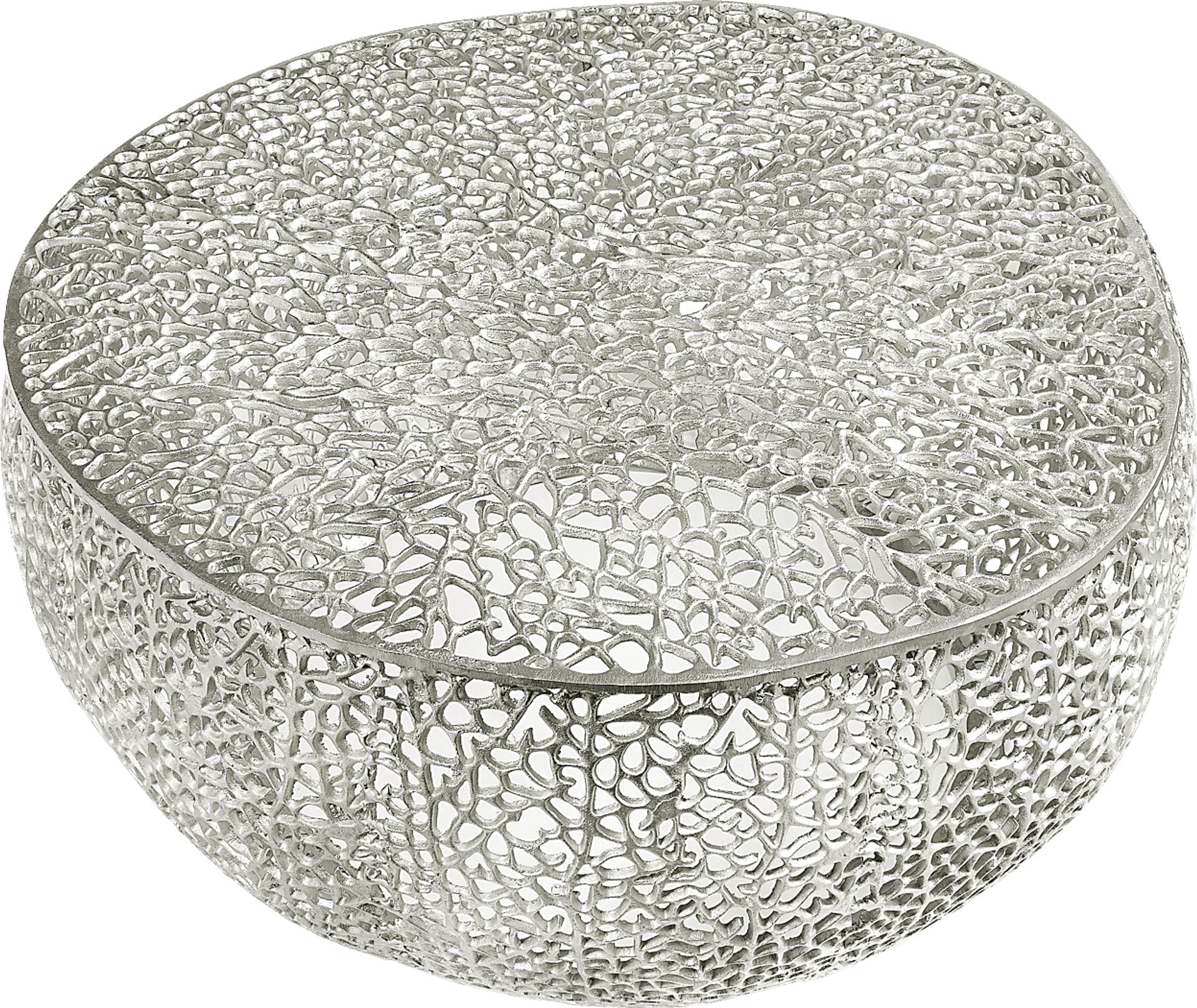 Carnellian Silver Cocktail Table - Image 1