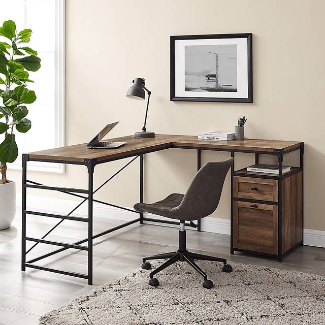 Carnfirth Brown Desk - Thumbnail - Image 2