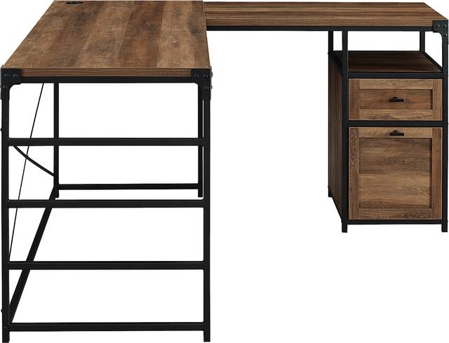 Carnfirth Brown Desk - Thumbnail - Image 1