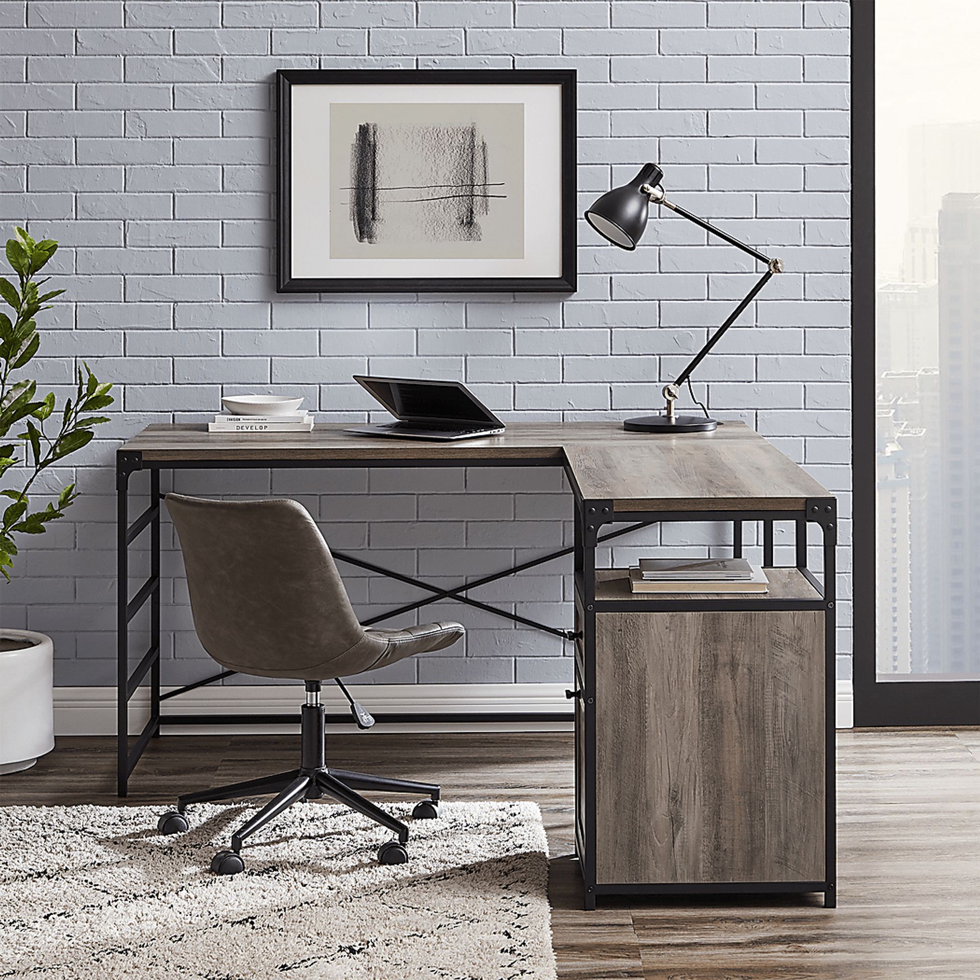Carnfirth Gray Desk - Image 6