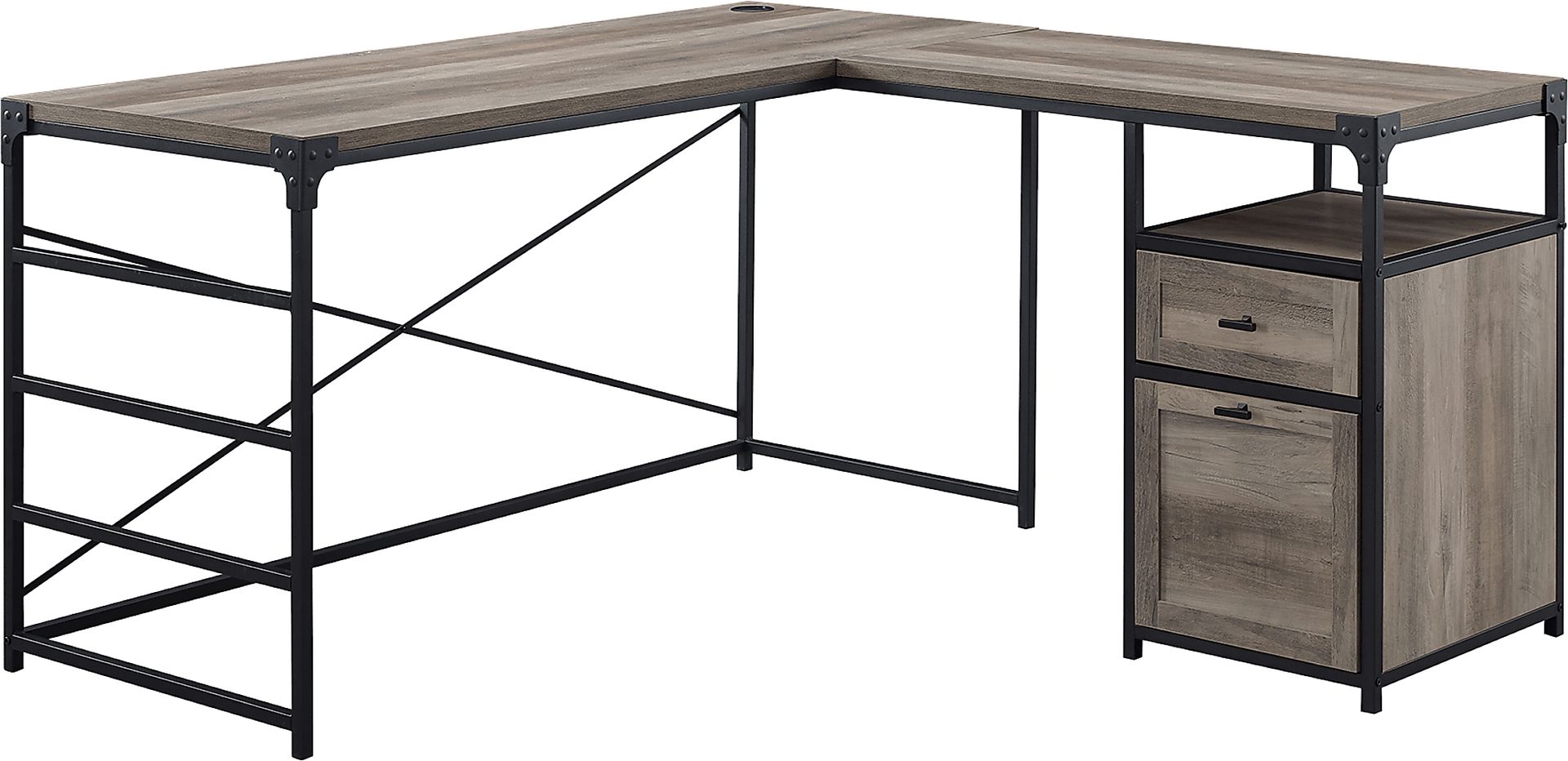 Carnfirth Gray Desk - Image 1