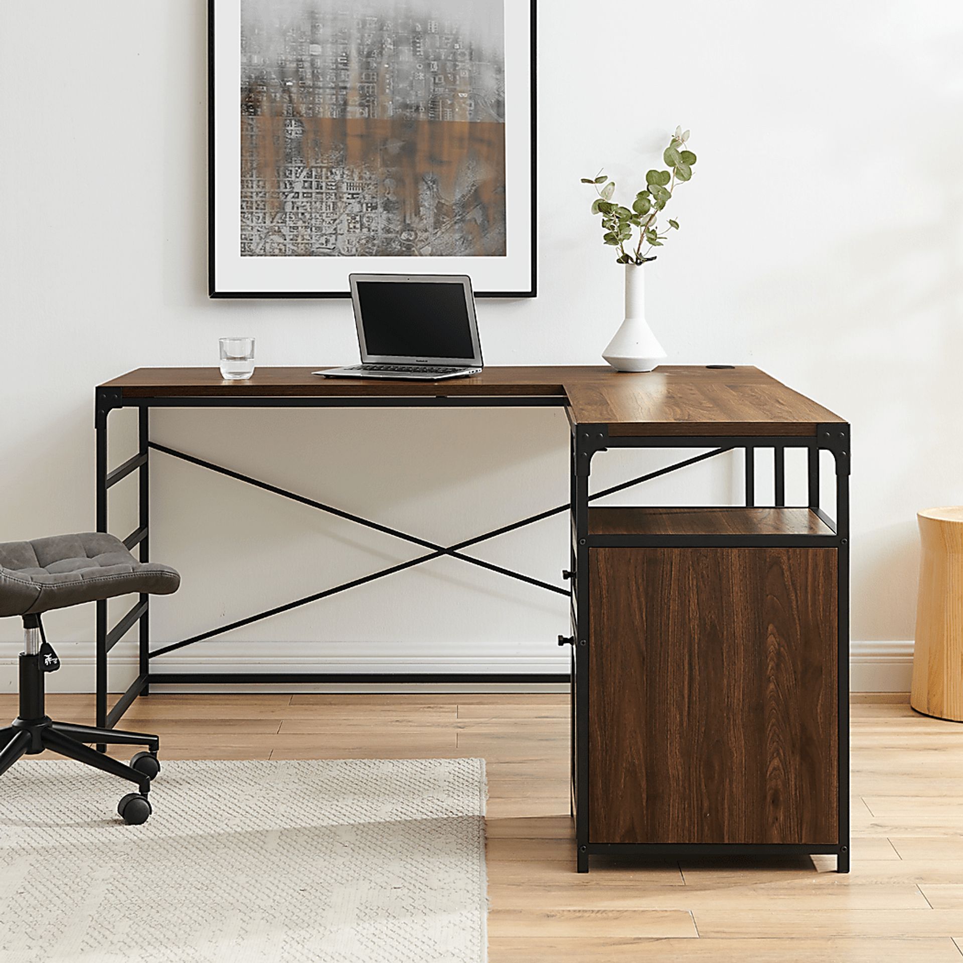 Carnfirth Walnut Desk - Image 6
