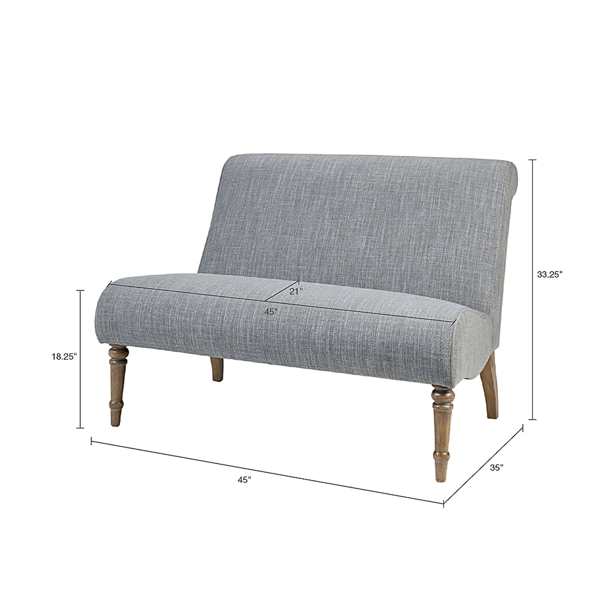 Carnifix Gray Loveseat - Image 7