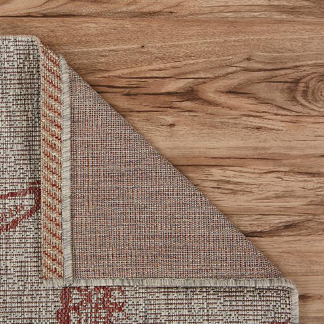 Carnsoll Coral/Beige 7'9 x 9'5 Indoor/Outdoor Rug - Thumbnail - Image 8