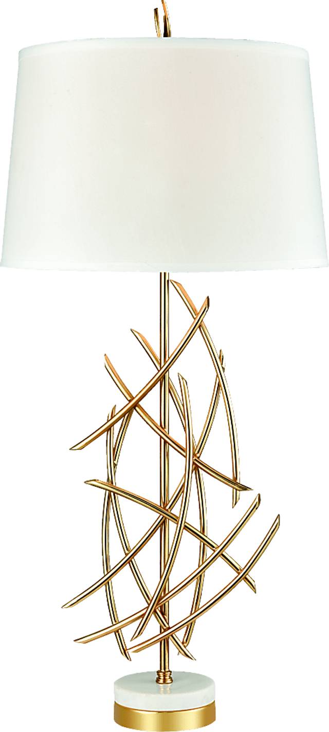 Carol Circle Gold Lamp - Thumbnail - Image 1