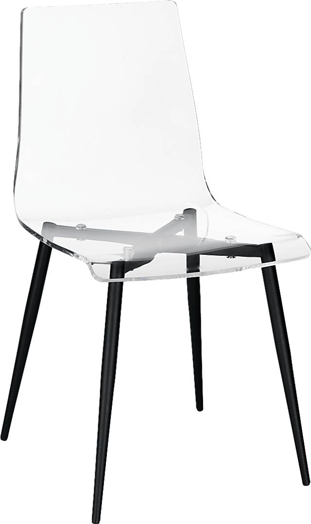 Carolann Black Dining Chair, Set of 2 - Thumbnail - Image 3