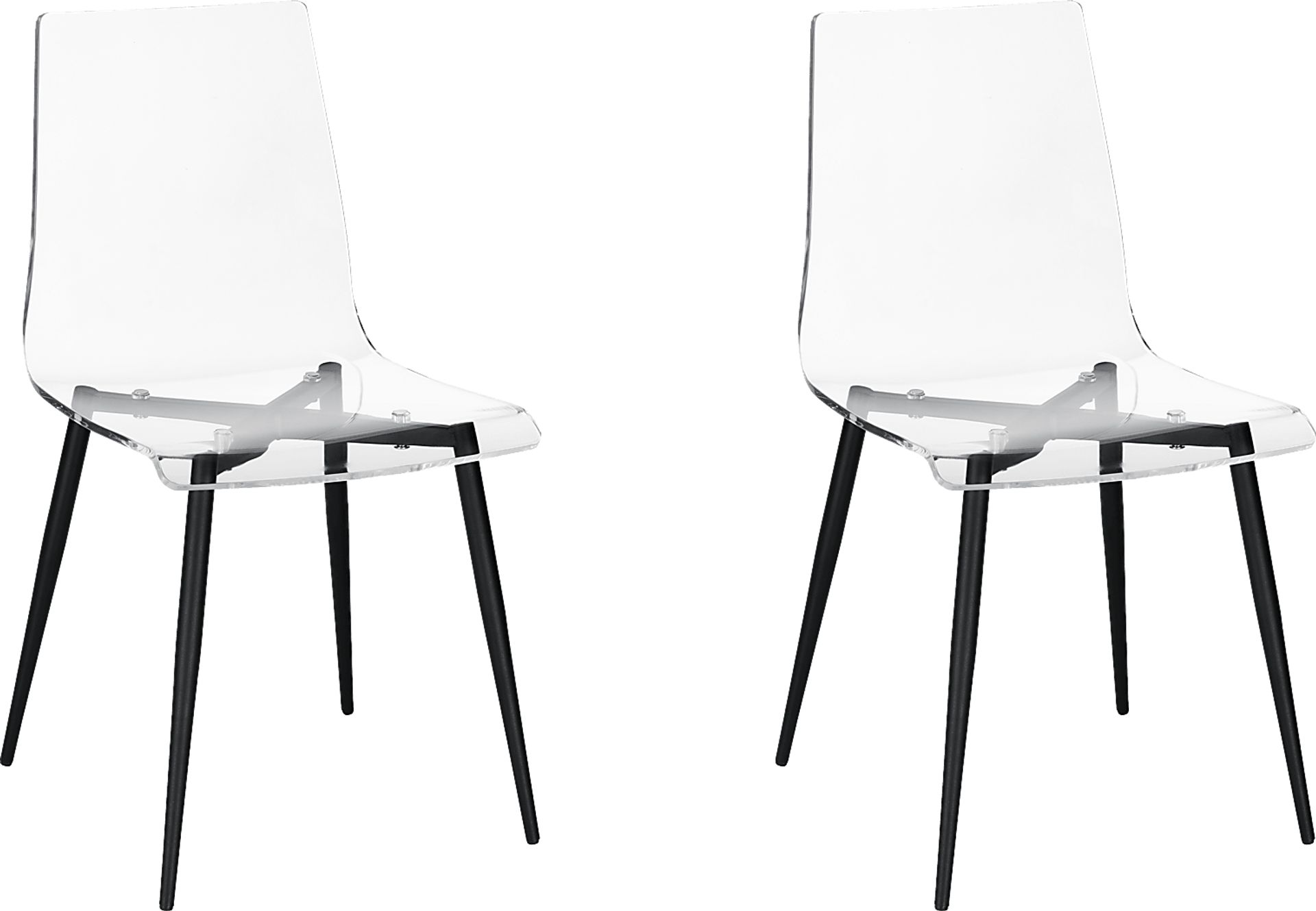 Carolann Black Dining Chair, Set of 2 - Image 1