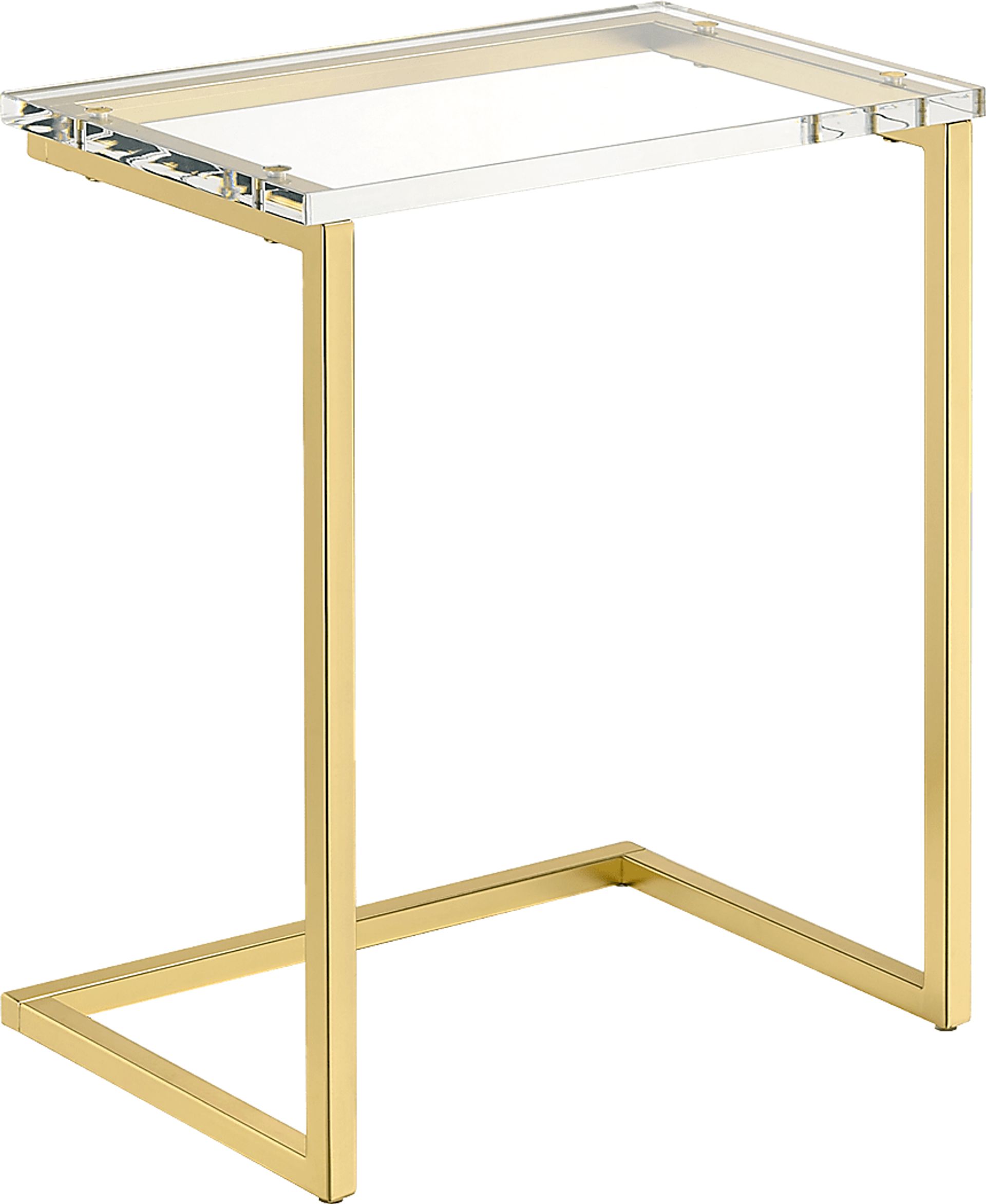 Carolann Clear Accent Table - Image 1