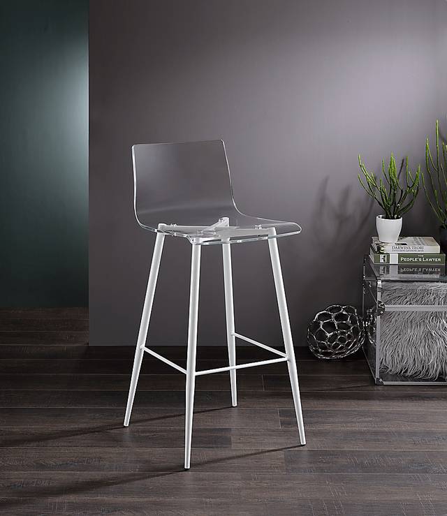 Carolann Clear Barstool, Set of 2 - Thumbnail - Image 2