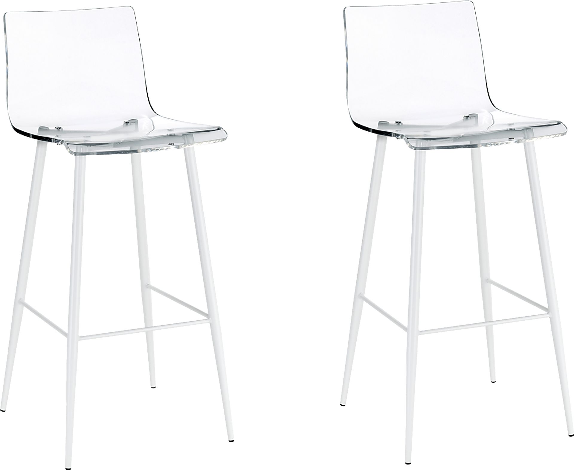 Carolann Clear Barstool, Set of 2 - Image 1
