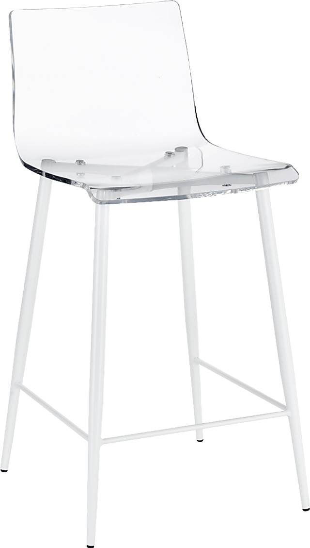 Carolann Clear Counter Stool, Set of 2 - Thumbnail - Image 3