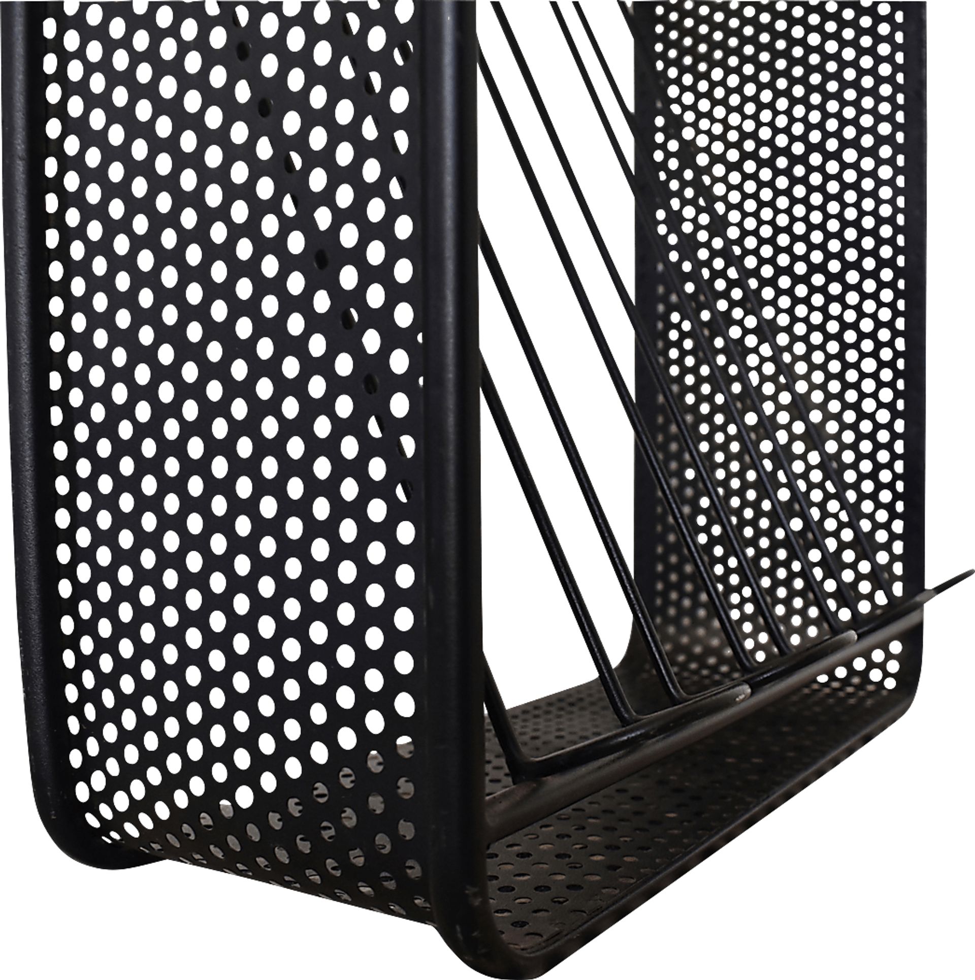 Carole Avenue Black Wine Rack - Image 5