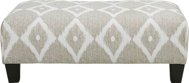 Carole Court Beige Cocktail Ottoman - Thumbnail - Image 2