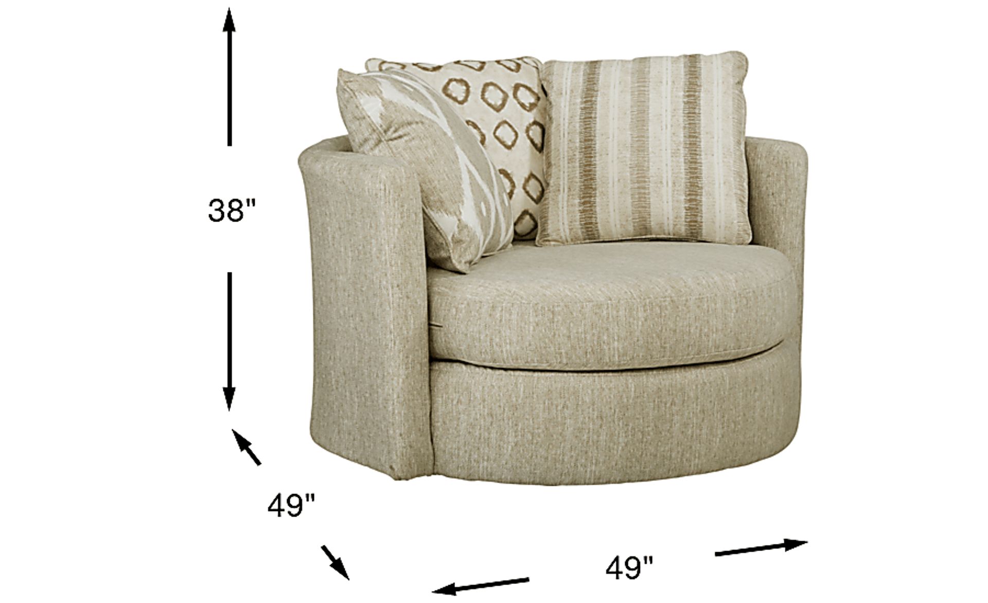 Dimension Image. Please refer to the Dimension Tab on this page for dimension details.