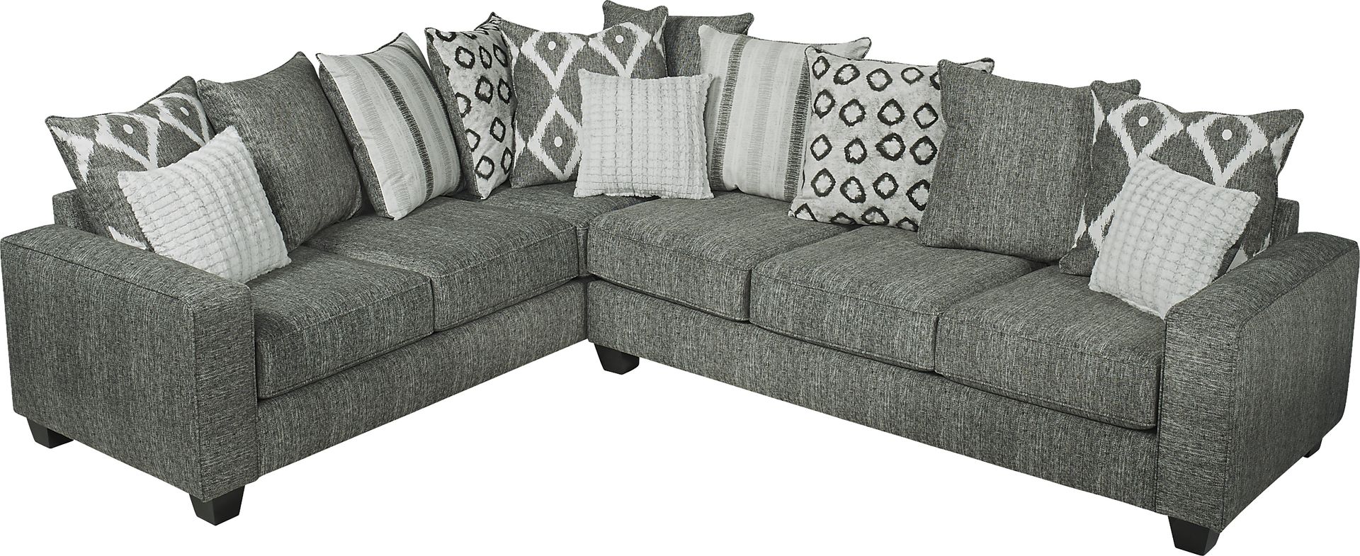 2 pc right arm sofa sectional