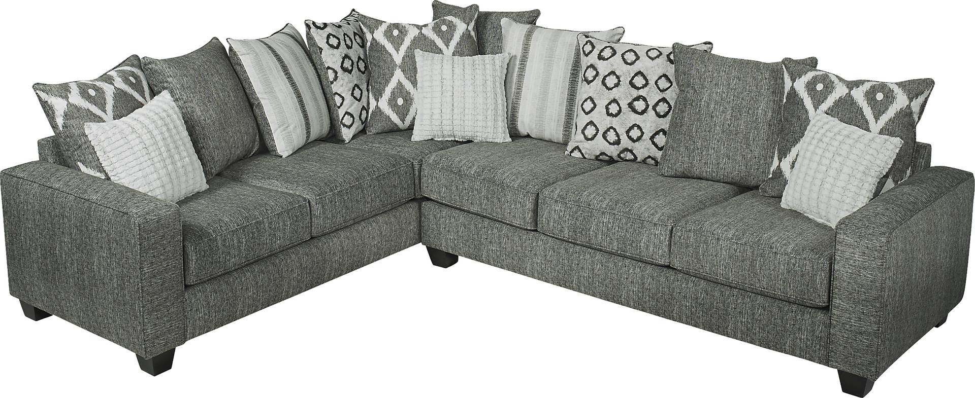 2 pc right arm sofa sectional