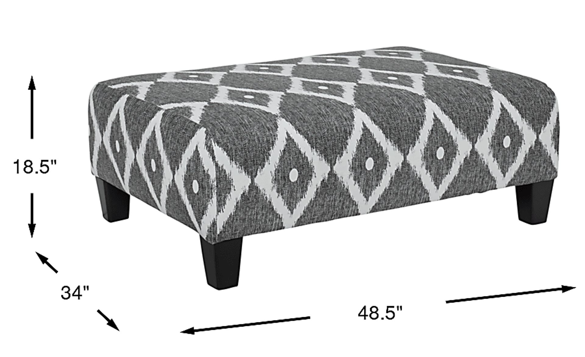 Dimension Image. Please refer to the Dimension Tab on this page for dimension details.