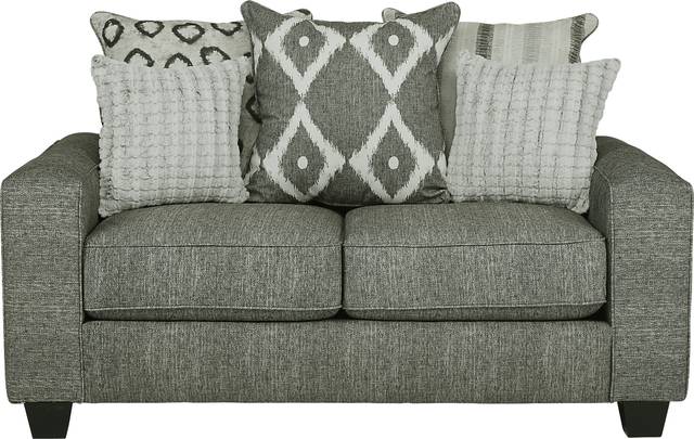 Carole Court Gray 7 Pc Living Room - Thumbnail - Image 3