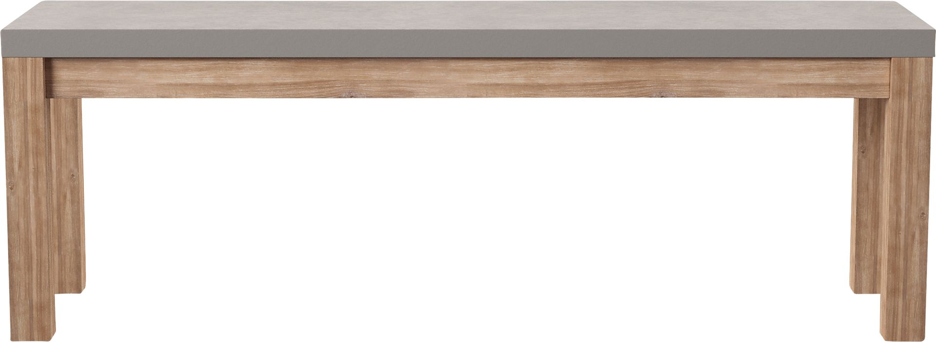 Carolewood Gray Outdoor Bench - Image 4