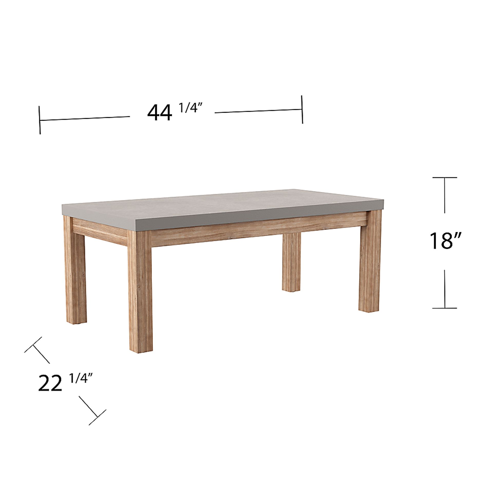 Carolewood Gray Outdoor Cocktail Table - Image 9