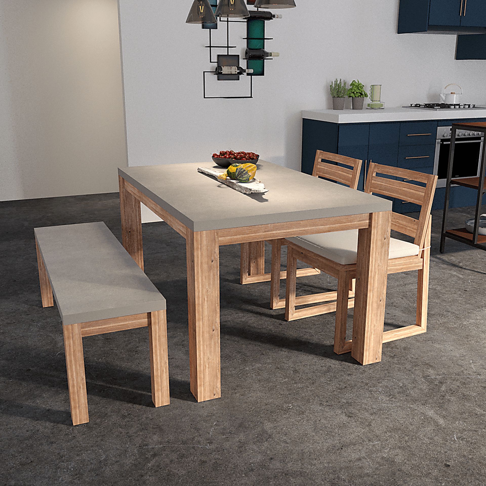 Carolewood Gray Outdoor Dining Table - Image 6