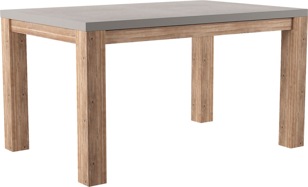Carolewood Gray Wood Outdoor Dining Table Rooms To Go