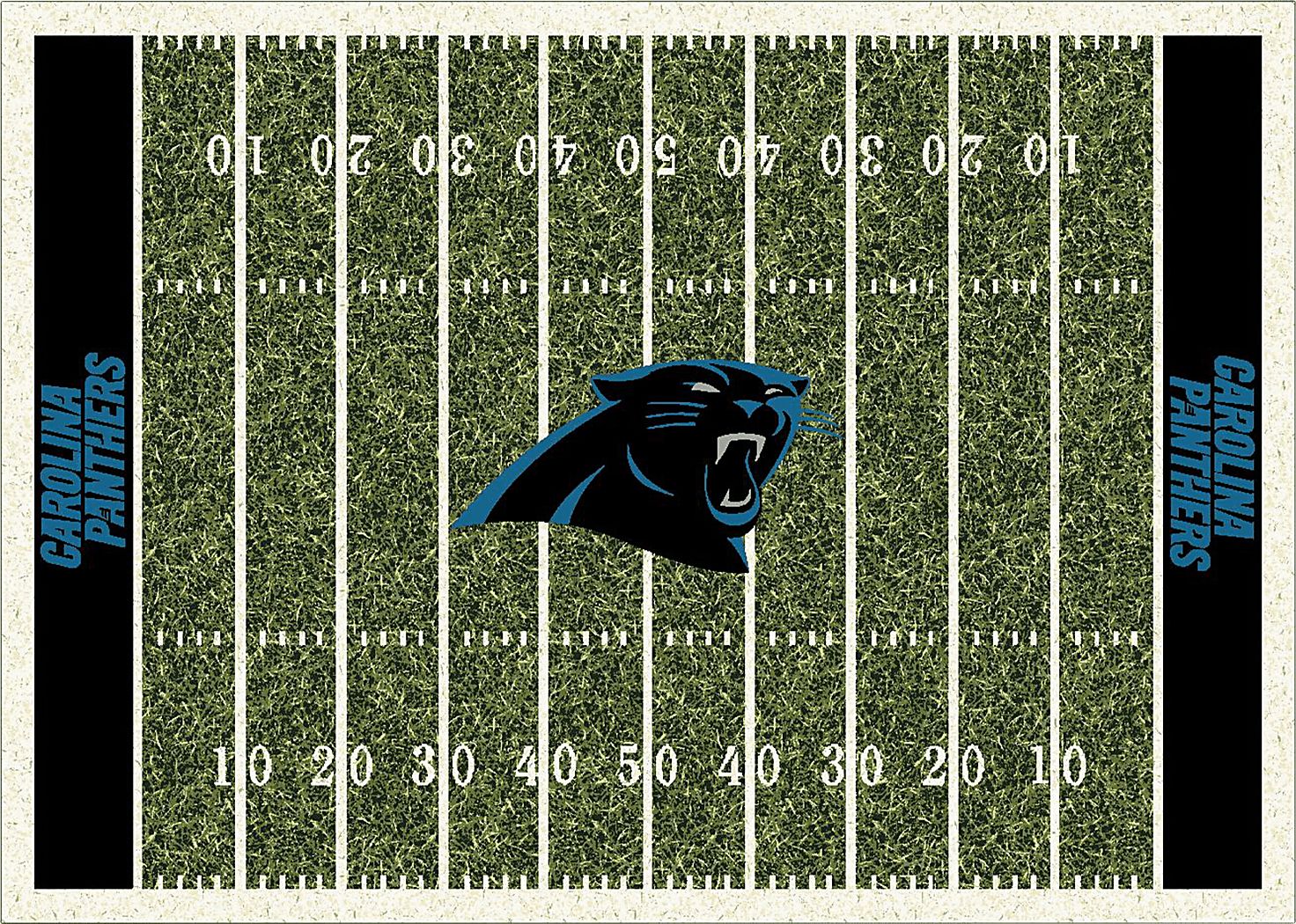Carolina Panthers Green 4' x 6' Rug